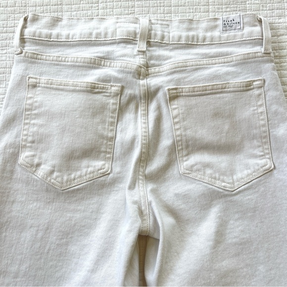 Frank and Eileen Cork Jeans in White Size 27 High Rise Button Fly - Picture 5 of 12